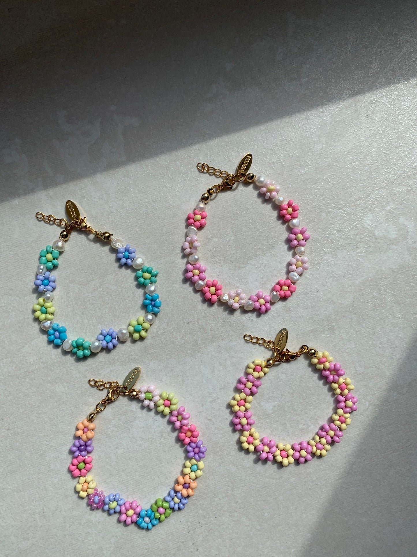 Bracelet FLORIDA pink / yellow