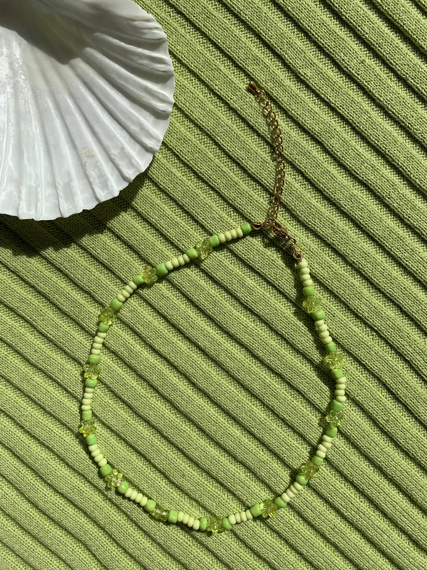 Necklace SUMMER green