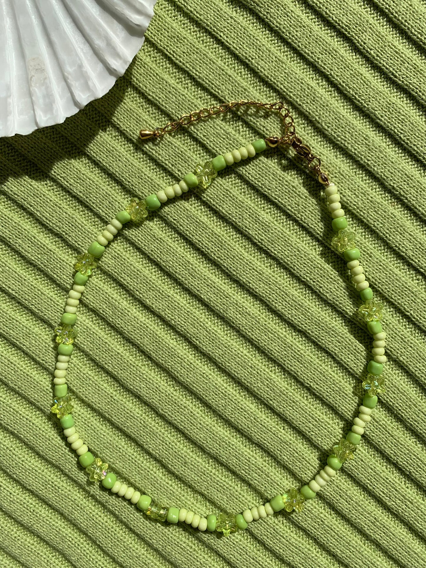 Necklace SUMMER green