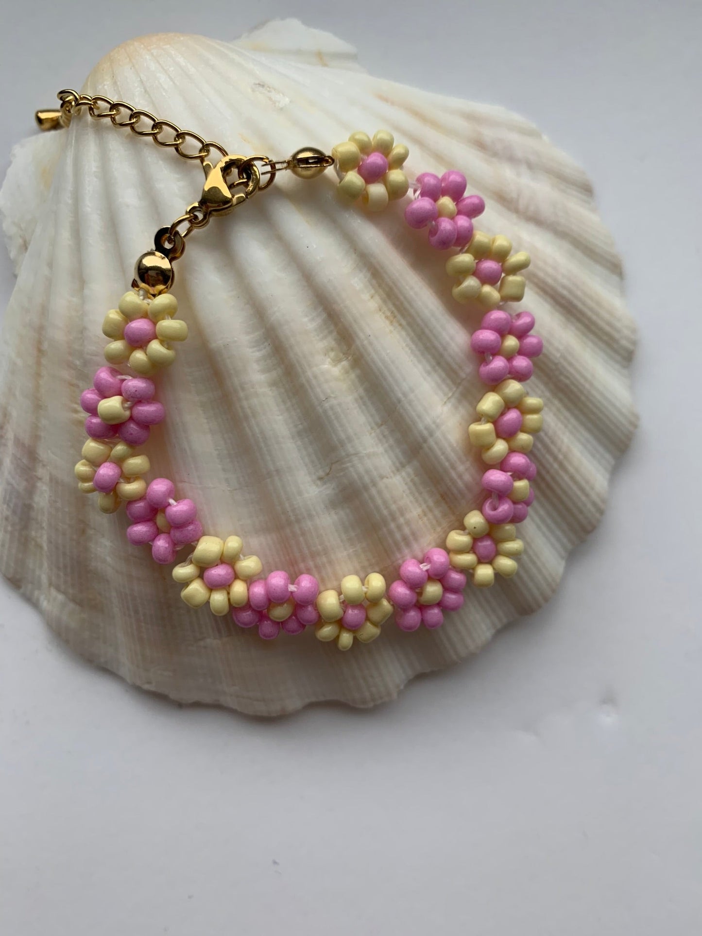 Bracelet FLORIDA pink / yellow