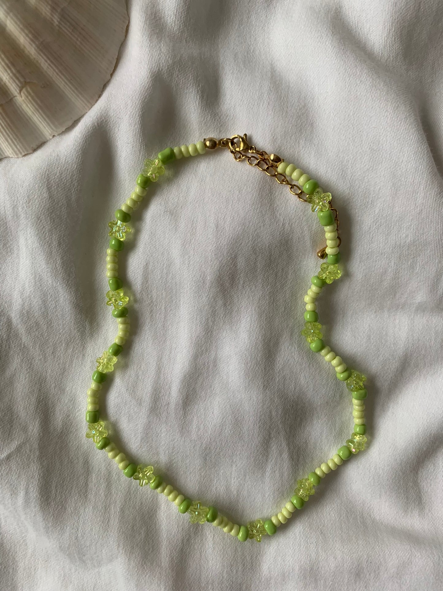 Necklace SUMMER green