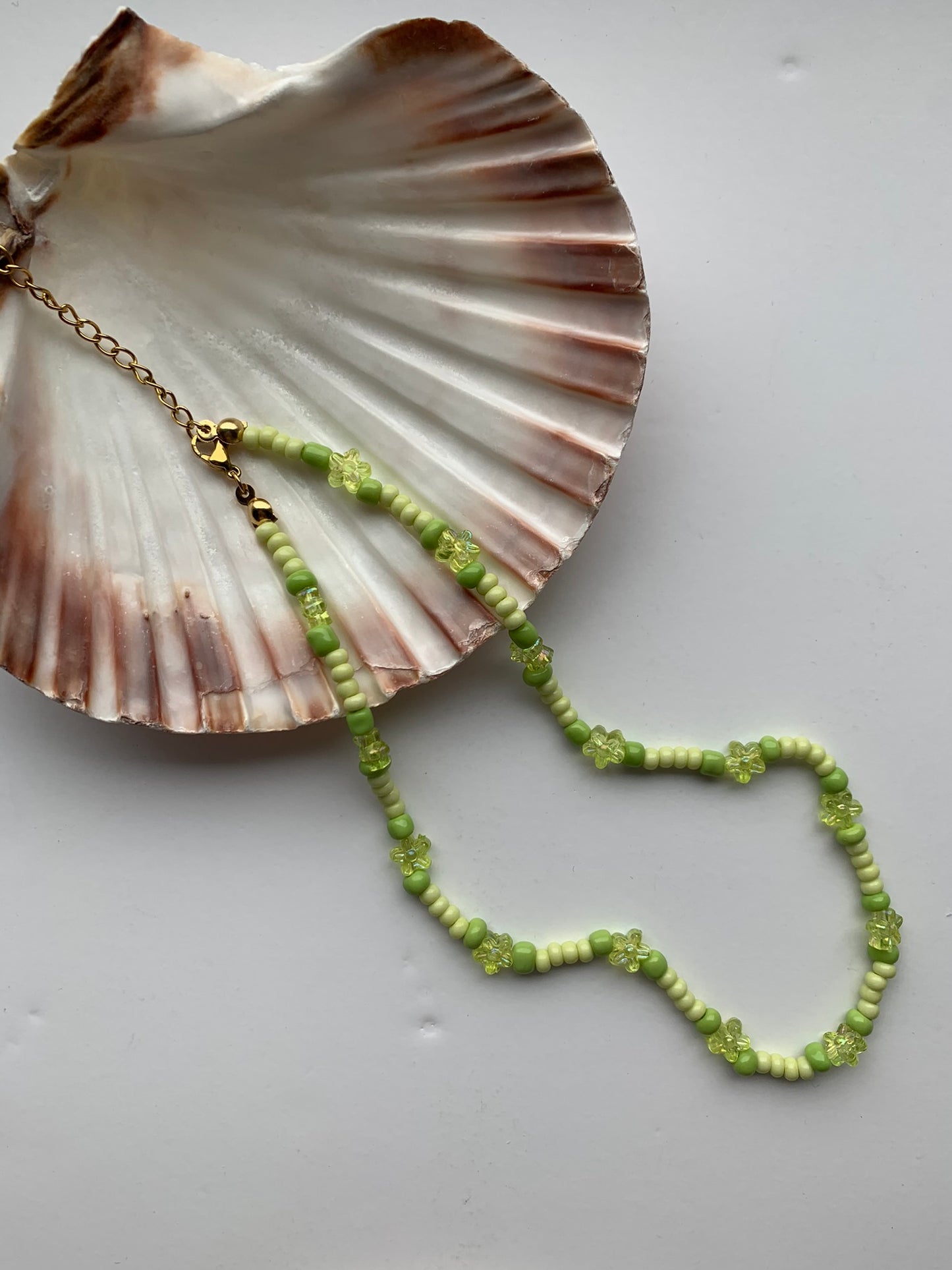 Necklace SUMMER green